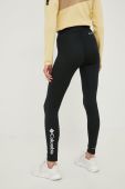 Спортивні легінси Columbia Hike жіночі колір чорний однотонні Спортивні легінси Columbia Hike жіночі колір чорний однотонні