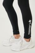 Спортивні легінси Columbia Hike жіночі колір чорний однотонні Спортивні легінси Columbia Hike жіночі колір чорний однотонні