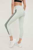 Легінси для тренувань adidas Performance Train Icons жіночі колір зелений з принтом