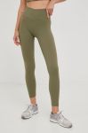 Легінси Guess жіночі колір зелений однотонні Легінси Guess жіночі колір зелений однотонні