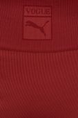 Легінси Puma x VOGUE жіночі колір бордовий однотонні 536694-43 Легінси Puma x VOGUE жіночі колір бордовий однотонні 536694-43
