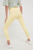 Легінси для йоги adidas Performance Yoga Studio жіночі колір жовтий однотонні Легінси для йоги adidas Performance Yoga Studio жіночі колір жовтий однотонні