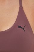 Бюстгальтер для йоги Puma Studio колір фіолетовий однотонний (2839176)