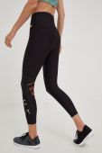 Легінси для тренувань P.E Nation The Original жіночі колір чорний з принтом Легінси для тренувань P.E Nation The Original жіночі колір чорний з принтом