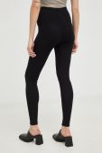 Легінси American Vintage жіночі колір чорний однотонні Легінси American Vintage жіночі колір чорний однотонні