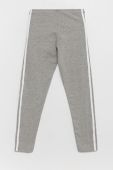 Дитячі легінси adidas Originals HI2277 колір сірий однотонні
