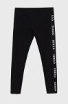 Дитячі легінси Guess колір чорний з принтом (2424775) Дитячі легінси Guess колір чорний з принтом (2424775)