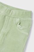 Дитячі штани Mayoral колір зелений однотонні (2484978)