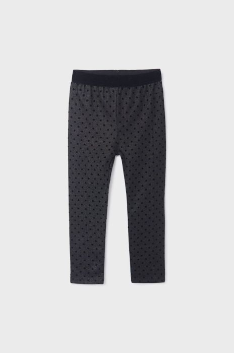 Дитячі легінси Mayoral колір чорний візерунок (2597204)