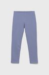 Дитячі легінси United Colors of Benetton колір фіолетовий однотонні (2604243) Дитячі легінси United Colors of Benetton колір фіолетовий однотонні (2604243)