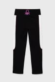 Дитячі легінси United Colors of Benetton колір чорний візерунок (2684890)