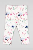 Легінси для немовлят zippy колір білий візерунок Легінси для немовлят zippy колір білий візерунок