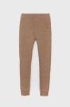 Дитячі штани Birba&Trybeyond колір коричневий однотонні Дитячі штани Birba&Trybeyond колір коричневий однотонні