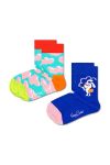 Дитячі шкарпетки Happy Socks 2-pack колір барвистий (2532904)