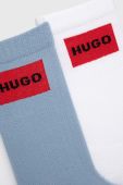 Шкарпетки HUGO 2-pack чоловічі колір блакитний (3030269) Шкарпетки HUGO 2-pack чоловічі колір блакитний (3030269)