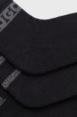 Шкарпетки HUGO (3-pack) чоловічі колір чорний Шкарпетки HUGO (3-pack) чоловічі колір чорний