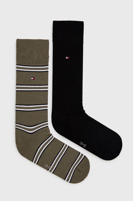 Шкарпетки Tommy Hilfiger чоловічі колір зелений (2641970)