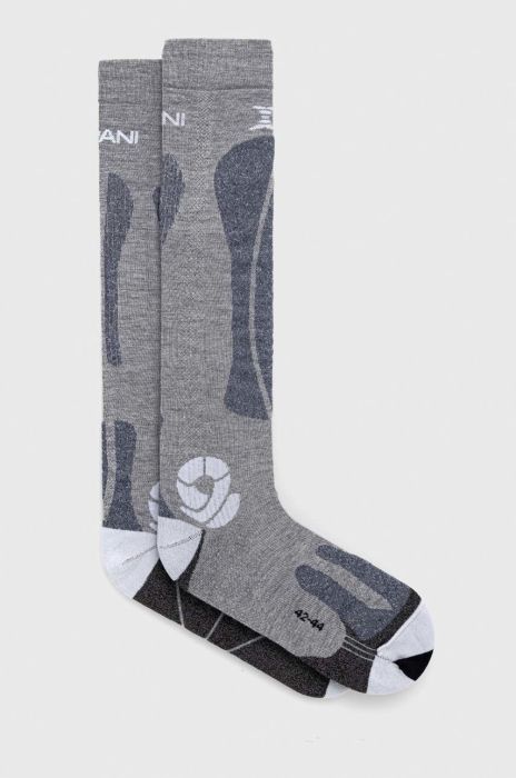 Лижні шкарпетки X-Socks Apani Wintersports 4.0 колір сірий Лижні шкарпетки X-Socks Apani Wintersports 4.0 колір сірий