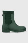 Гумові чоботи Tommy Hilfiger Rain Boot Ankle жіночі колір зелений Гумові чоботи Tommy Hilfiger Rain Boot Ankle жіночі колір зелений