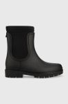 Гумові чоботи Tommy Hilfiger Rain Boot Ankle жіночі колір чорний Гумові чоботи Tommy Hilfiger Rain Boot Ankle жіночі колір чорний