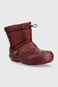 Зимові чоботи Crocs Classic Lined Neo Puff Boot Classic колір бордовий 206630 Зимові чоботи Crocs Classic Lined Neo Puff Boot Classic колір бордовий 206630