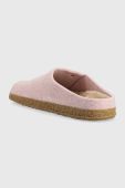 Вовняні тапочки Birkenstock Zermatt Rivet колір рожевий Narrow Width