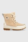 Шкіряні чоботи Sorel Torino Ii колір бежевий Шкіряні чоботи Sorel Torino Ii колір бежевий