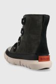 Замшеві чоботи Sorel Explorer II Joan F колір чорний Замшеві чоботи Sorel Explorer II Joan F колір чорний