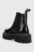 Шкіряні черевики Karl Lagerfeld Patrol Ii жіночі колір чорний на платформі (2514294)