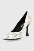 Туфлі Karl Lagerfeld Panache Hi колір білий Туфлі Karl Lagerfeld Panache Hi колір білий