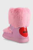 Зимові чоботи Love Moschino колір рожевий (2758089)