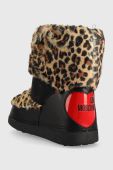 Зимові чоботи Love Moschino колір коричневий