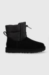 Зимові чоботи UGG W Classic Maxi Toggle колір чорний Зимові чоботи UGG W Classic Maxi Toggle колір чорний