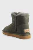 Зимові чоботи UGG W Mini Bailey Button Ii колір зелений Зимові чоботи UGG W Mini Bailey Button Ii колір зелений