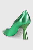 Туфлі Chiara Ferragni Decollete колір зелений Туфлі Chiara Ferragni Decollete колір зелений