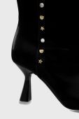 Чоботи Chiara Ferragni Cf Heel Wide жіночі колір чорний на шпильці