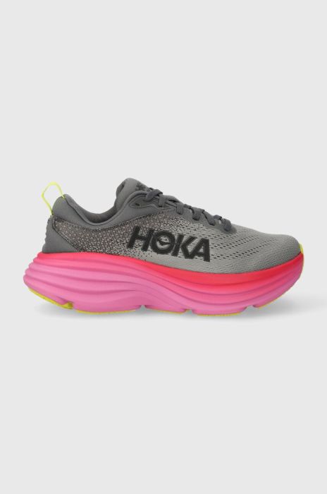 Бігові кросівки Hoka One One Bondi 8 колір сірий 1127952-BGWN Бігові кросівки Hoka One One Bondi 8 колір сірий 1127952-BGWN