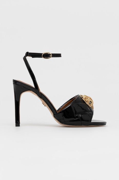 Шкіряні сандалі Kurt Geiger London Kensington Sand колір чорний 8489900309 Шкіряні сандалі Kurt Geiger London Kensington Sand колір чорний 8489900309