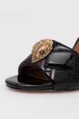 Шкіряні сандалі Kurt Geiger London Kensington Sand колір чорний 8489900309 Шкіряні сандалі Kurt Geiger London Kensington Sand колір чорний 8489900309