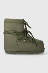 Зимові чоботи Moon Boot 14093800 Icon Low Rubber колір зелений Зимові чоботи Moon Boot 14093800 Icon Low Rubber колір зелений