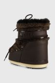 Зимові чоботи Moon Boot Icon Low Faux Fur колір коричневий Зимові чоботи Moon Boot Icon Low Faux Fur колір коричневий