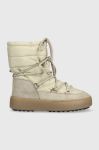 Зимові чоботи Moon Boot Ltrack Suede Nylon колір бежевий 24500200.SAND-SAND Зимові чоботи Moon Boot Ltrack Suede Nylon колір бежевий 24500200.SAND-SAND