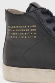 Шкіряні кеди AllSaints Tana High Top жіночі колір чорний Шкіряні кеди AllSaints Tana High Top жіночі колір чорний