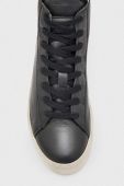 Шкіряні кеди AllSaints Tana High Top жіночі колір чорний Шкіряні кеди AllSaints Tana High Top жіночі колір чорний