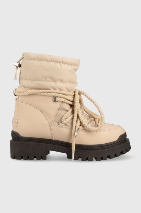 Шкіряні чоботи Inuikii Performance Bomber колір бежевий 70107-111 Шкіряні чоботи Inuikii Performance Bomber колір бежевий 70107-111