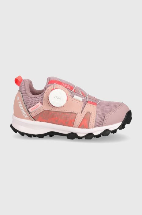 adidas TERREX Дитячі черевики Agravic колір рожевий adidas TERREX Дитячі черевики Agravic колір рожевий