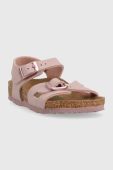 Дитячі сандалі Birkenstock колір фіолетовий Narrow Width (2557082) Дитячі сандалі Birkenstock колір фіолетовий Narrow Width (2557082)
