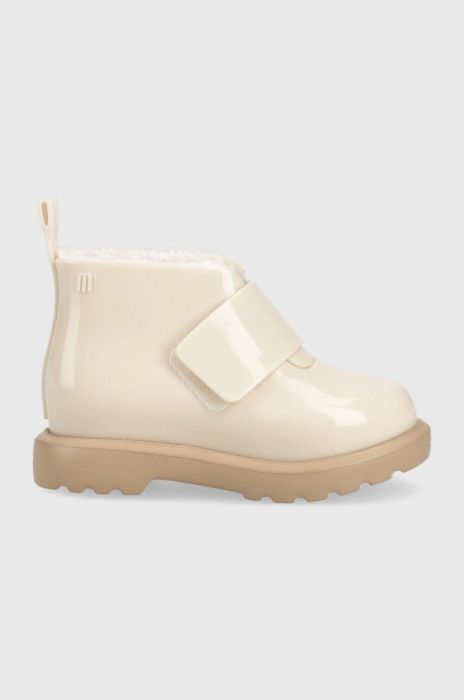 Дитячі черевики Melissa Chelsea Boot Bb колір бежевий Дитячі черевики Melissa Chelsea Boot Bb колір бежевий