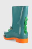 Дитячі гумові чоботи Melissa Rain Boot + Fabula Inf колір бірюзовий Дитячі гумові чоботи Melissa Rain Boot + Fabula Inf колір бірюзовий