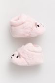 Черевики для немовля UGG Bixbee And Lovey Bear Stuffie колір рожевий Черевики для немовля UGG Bixbee And Lovey Bear Stuffie колір рожевий